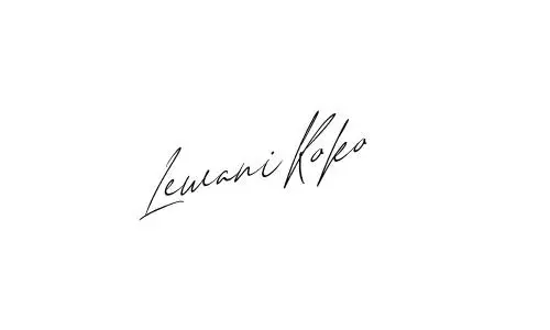 Lewani Koko name signature